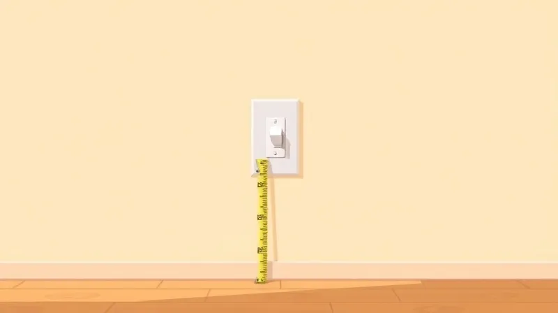 Altura estándar e instalación correcta de interruptor en pared