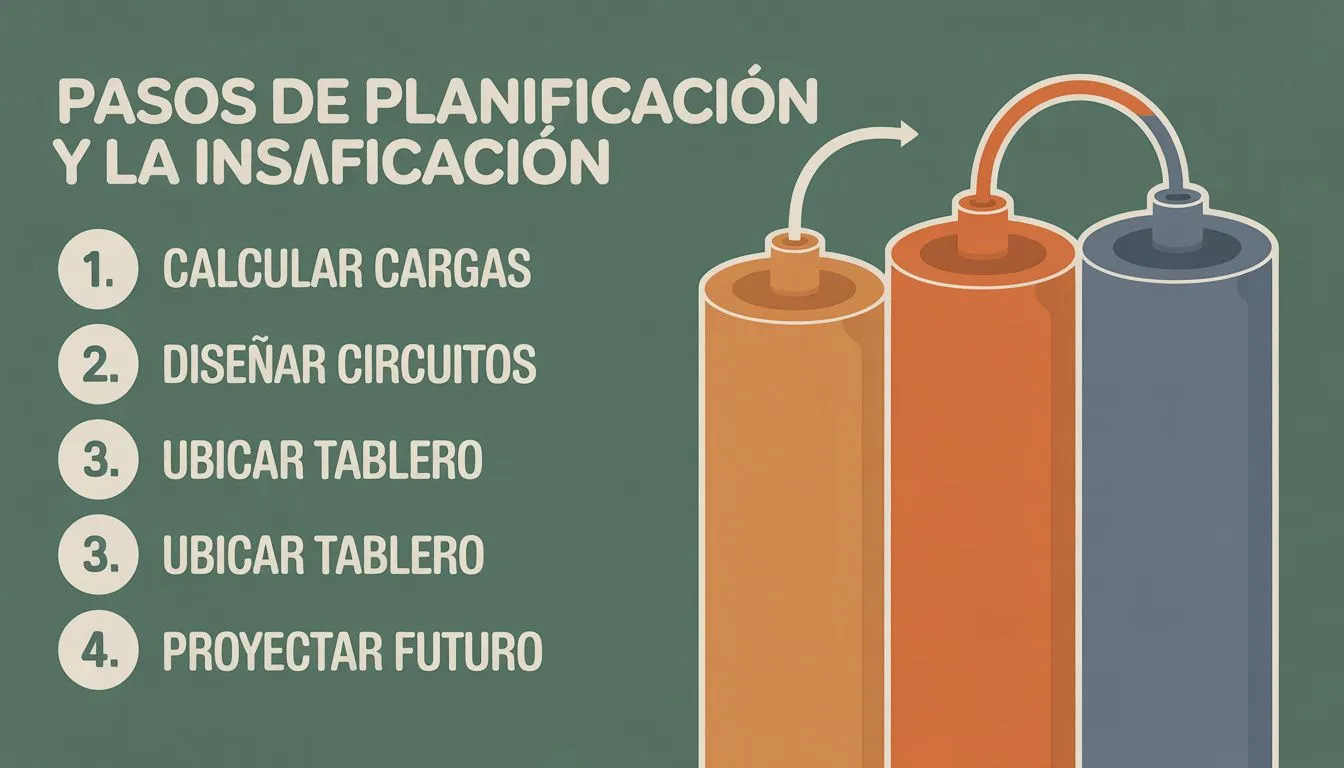 Pasos de planificación para diseño de instalación eléctrica residencial