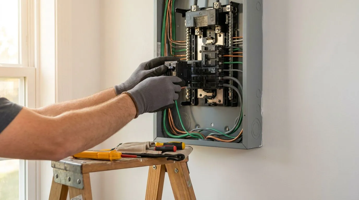 Instalación profesional de tablero eléctrico principal en vivienda