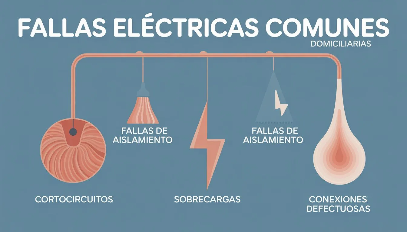 Cuatro tipos principales de fallas eléctricas domiciliarias más comunes
